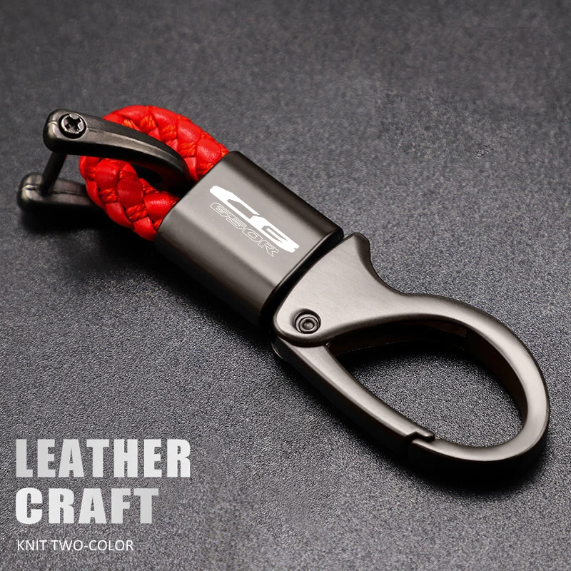 

Для Honda CB650R CB 650R CB 650 R 2018-2022 2023 Универсальный Круглый заказной логотип на мотоцикл плетеный трос брелок металлический брелок