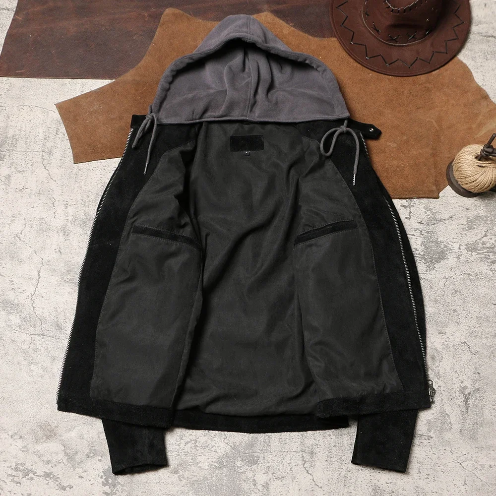 Кожаная куртка третьего поколения Blunt Razor Venom осенью и зимой мягкое тонкое