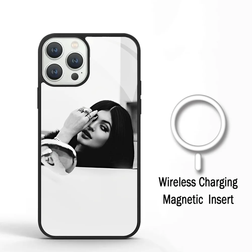 Чехол для телефона Star K-KYLIE-J-JENNERS IPhone 16 15 Pro Max чехол 14 Plus 13 12 11 магнитный