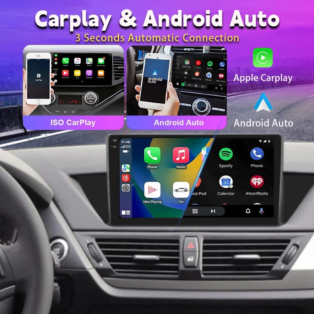 Фото Автомагнитола Android 16 для Toyota Camry 6 XV 40 50 2006-2011 с Carplay, Auto, Qualcomm, 2K QLED экраном, GPS, Wi-Fi, 4G, стерео и видео №4