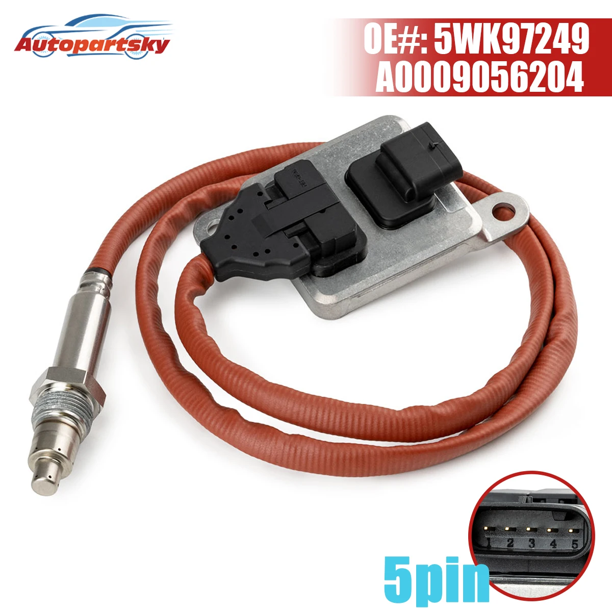 5WK97249 A 0009056204 Датчик оксида азота NOX для Mercedes-Benz C300 C350 GLS GLE M-CLASS W164 R-CLASS W251 V251 W221 SPRINTER