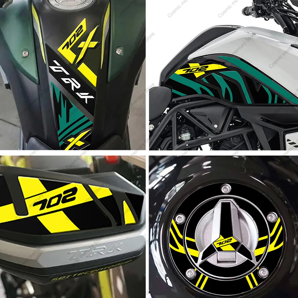 3D гелевая эпоксидная наклейка аксессуары для мотоциклов ручки комплект наклеек