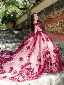 Vestido de quinceañera rosa-Compra productos a bajo precio en AliExpress