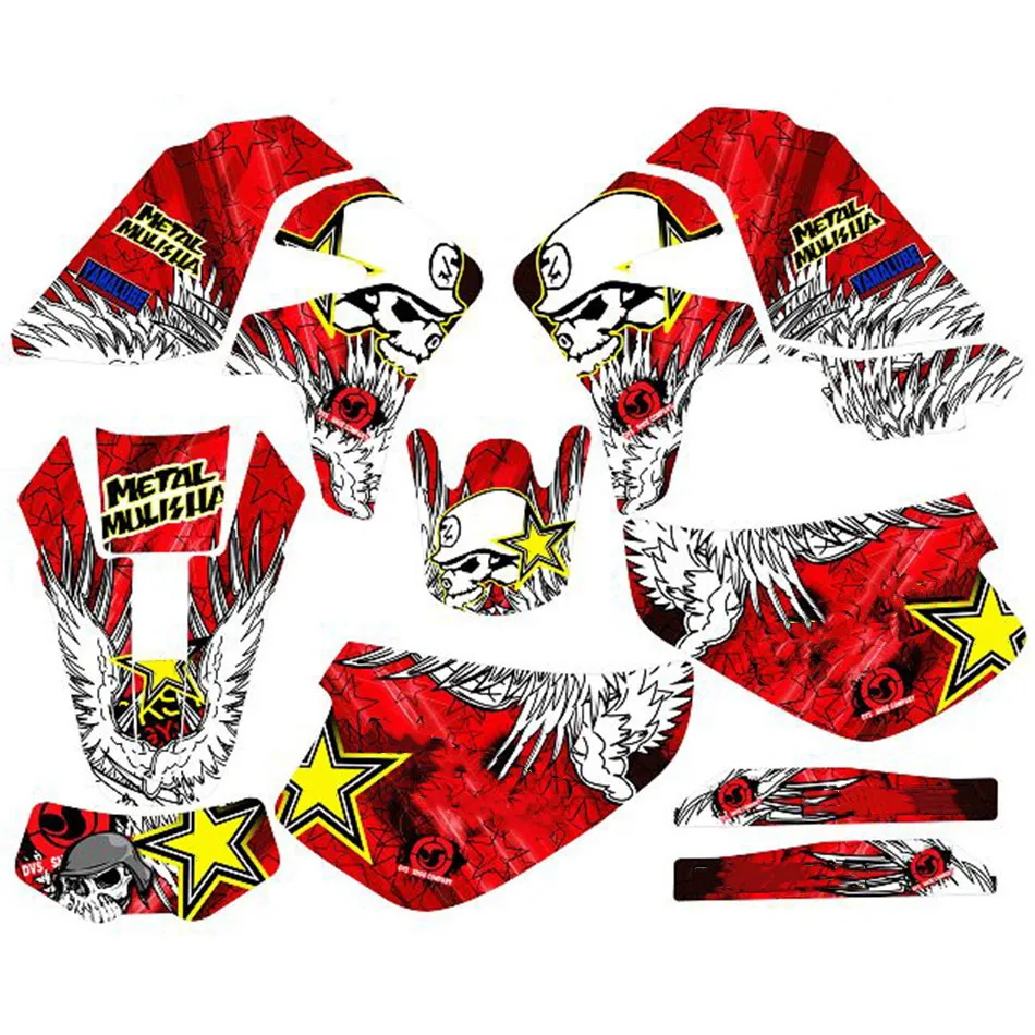 Мотокросс XR 650R 3M Графика наклейки комплекты наклеек для Honda XR650R XR650 2000 2001 2002 2003 2004