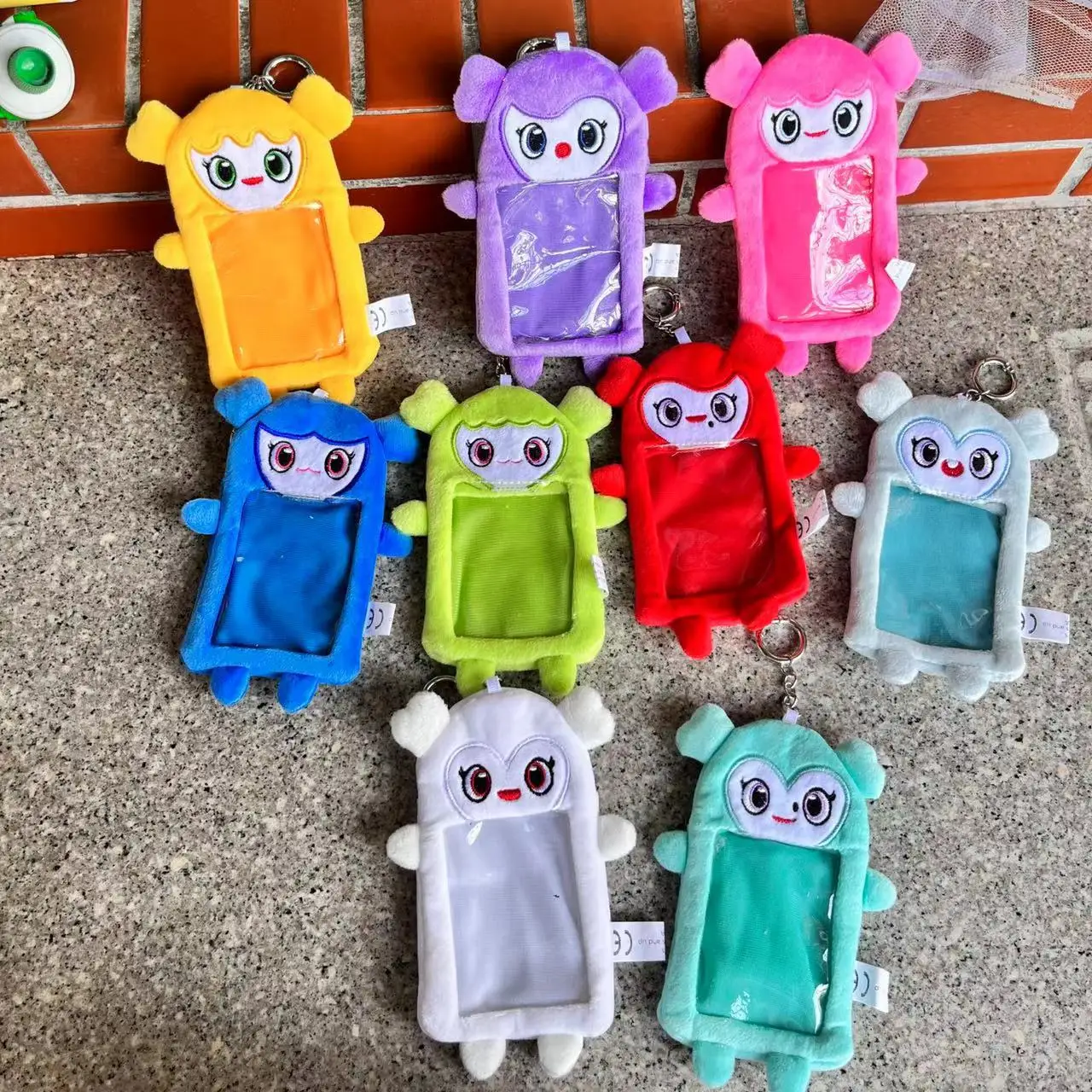 9 шт./компл. брелок Kpop Twice милый плюшевый держатель для карт Lomo бейджа TZUYU SANA MINA JIHYO