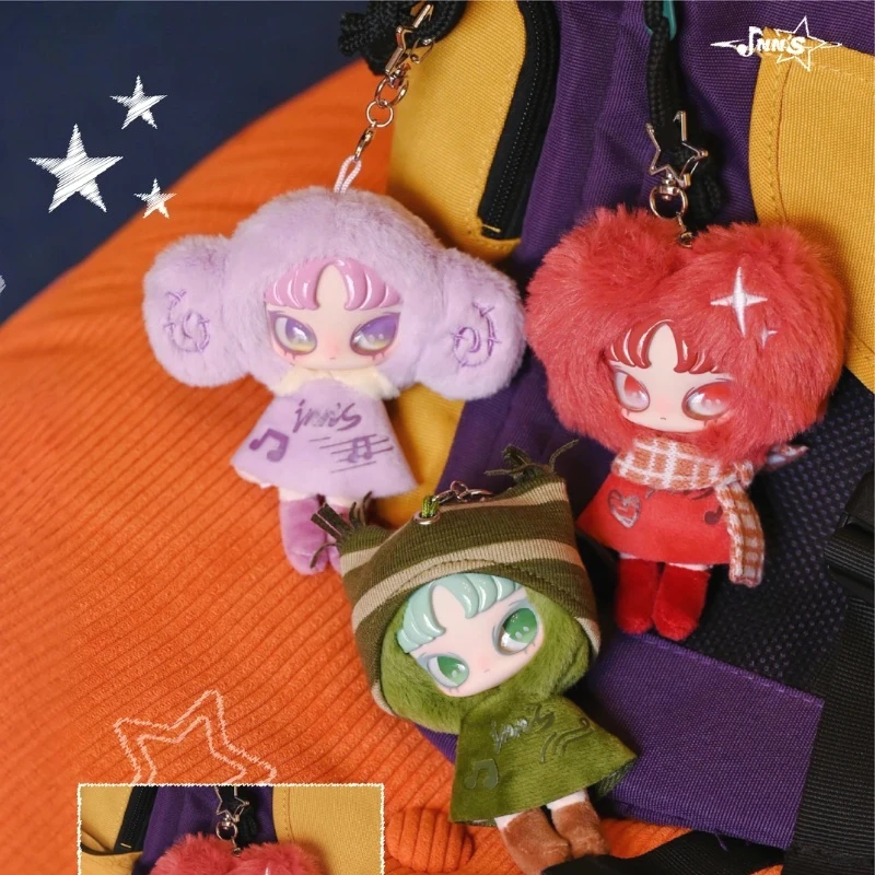 Фото Серия INN'S Twelve Tiny Wish Keepers: Мини-плюшевые фигурки в слепых коробках, милые аниме-персонажи, загадочные коробки-сюрпризы, куклы-подвески, подарки для девочек №1