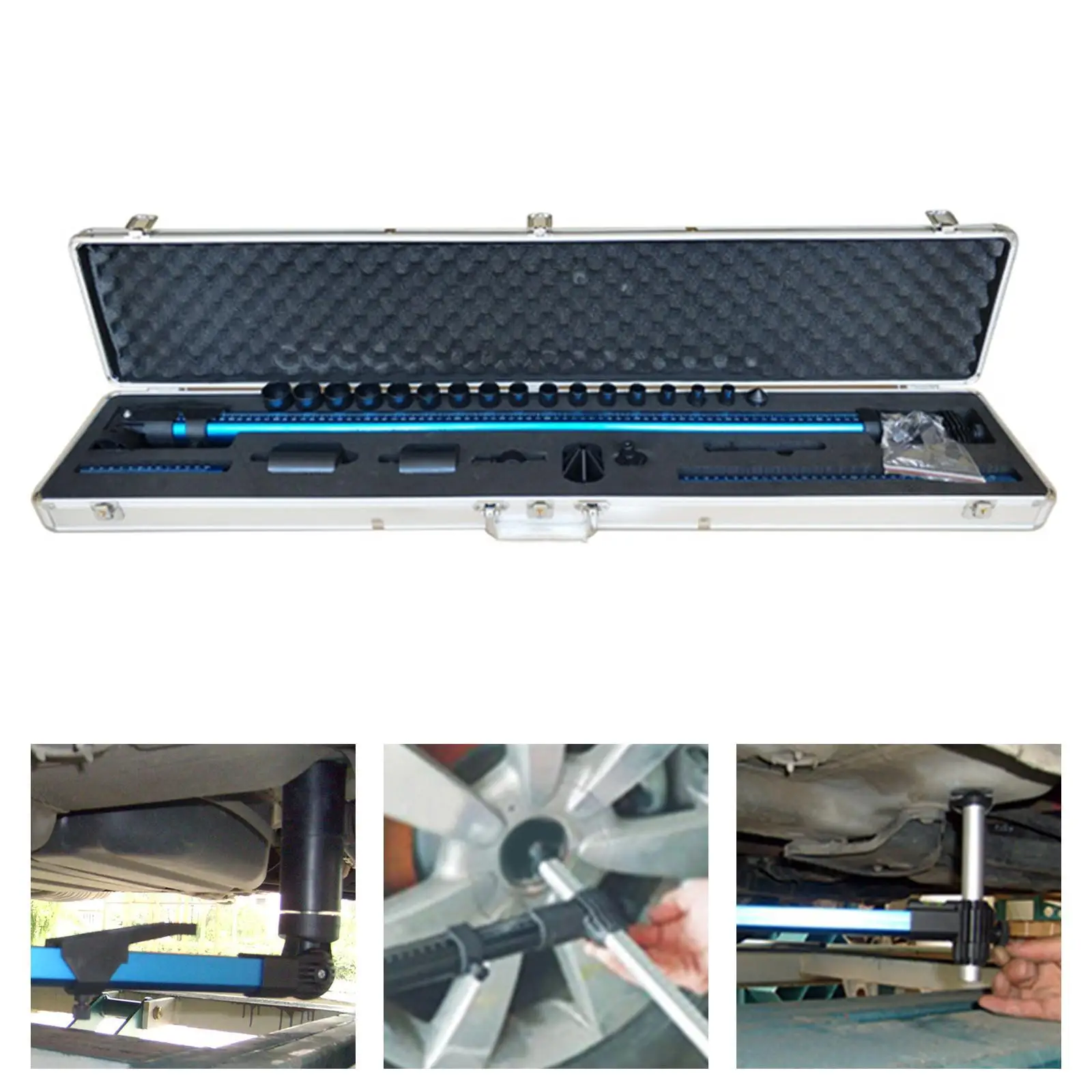 2D измерительная линейка для ремонта выдвижного автомобиля из алюминиевого