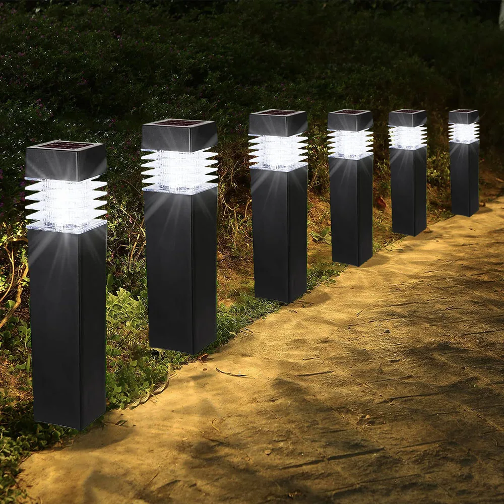 

Solar Garden Lights LED Solar Pathway Lights Outdoor IP65 Waterproof Landscape Lighting Decor for Backyard Walkway Driveway