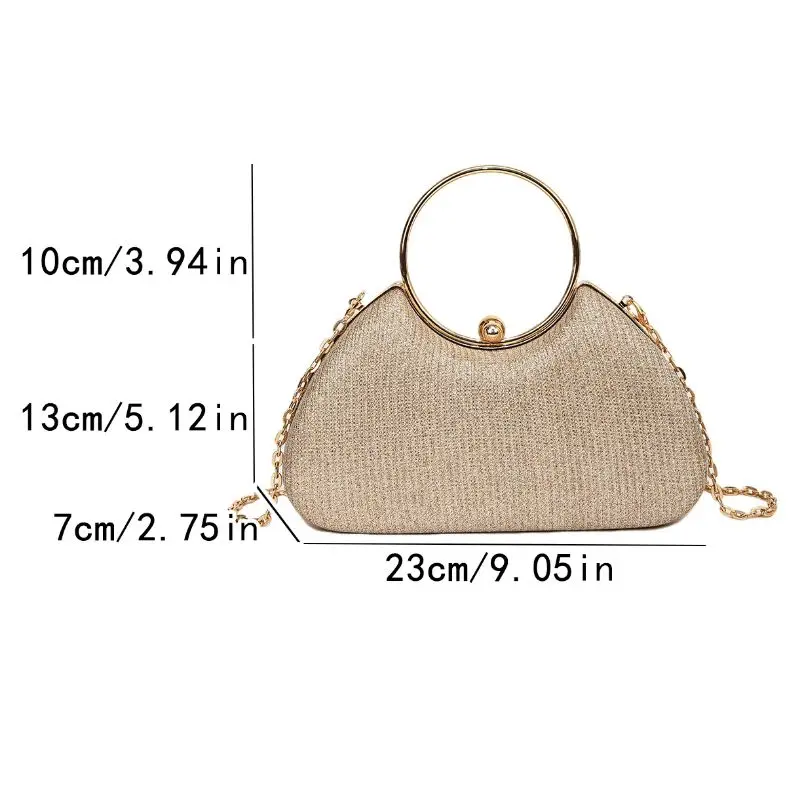 Модная вечерняя сумка с цепочкой женская через плечо для столовой маленькая в