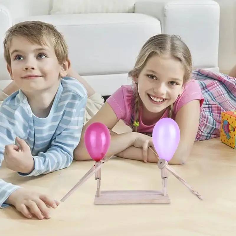 Деревянный истребитель с головой воздушного шара фотоигра для захватывающих