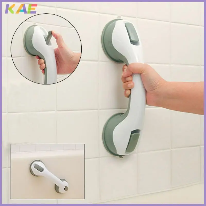 

1 Pcs Safety Helping Handle Anti Slip Support Toilet Household Bathroom Safe Grab Bar Handle Vacuum Sucker Suction Cup Handrail