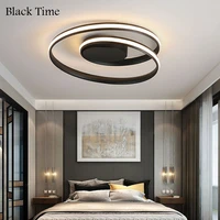 simple led ceiling light indoor blackwhite ceiling lamp for living room bedroom dining room kitchen light home lighting fixture