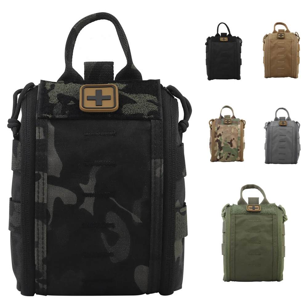 

Tactical EDC Pouch Emergency First Aid Kit Pouch Pack Molle Medical Bag Military Outdoor Emergency Bag Utility Pouch Medic Bags