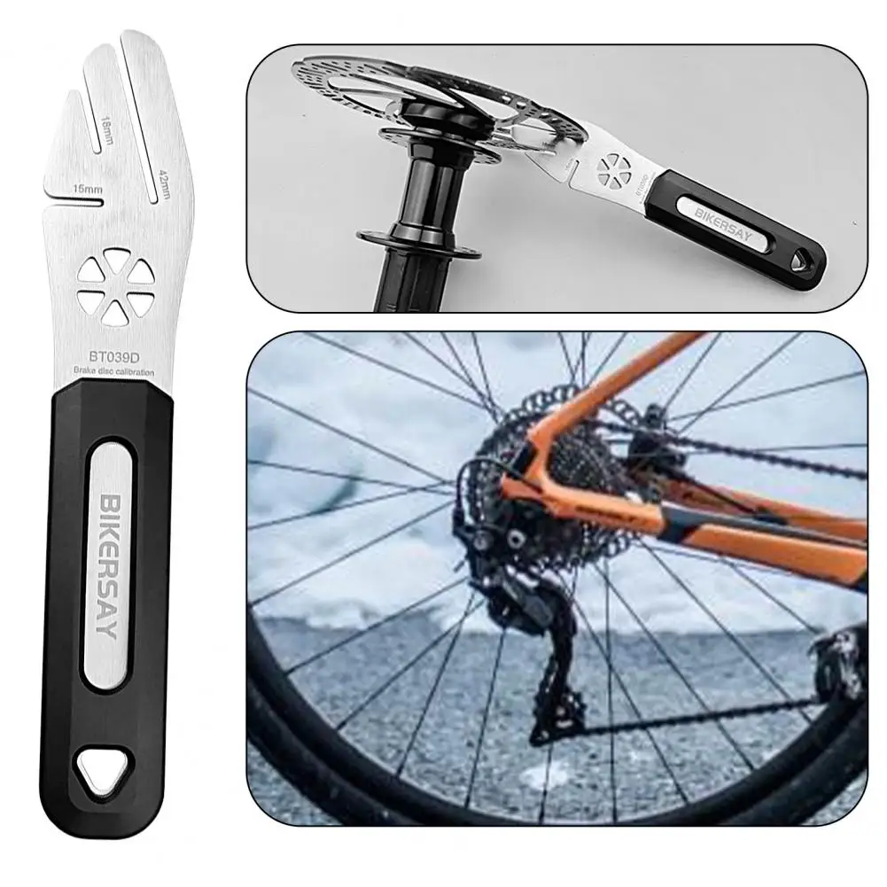 

Rotor Alignment Truing Tool Useful Portable Anti Rust Bike Repair Tool Disc Flattening Wrench Bike Disc Correction Wrench