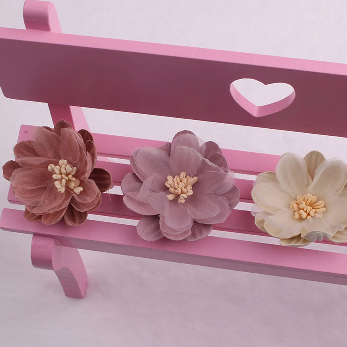 

50pcs Artificial Flowers Wedding DIY Apparel Fake Flowers Chiffon Flower Decor