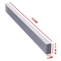 1 piece 300x 25x 10mm 4 x 3w 10 x 1w led heatsink aluminum heat sink radiator for ic electronic chipset heat dissipation