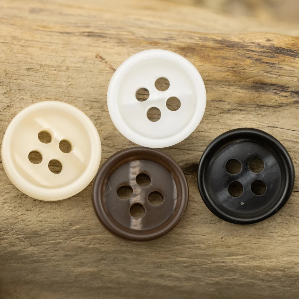 

10pcs Polyester Shell Imitation Buttons For Clothing Sewing Accessories Matte Ripple Decorative Women Suit Shirt Sweater Button