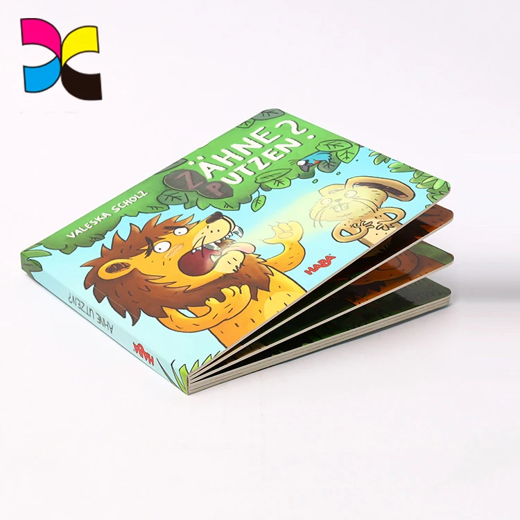 

Custom thick English cardboard books childrens/kids board book printing