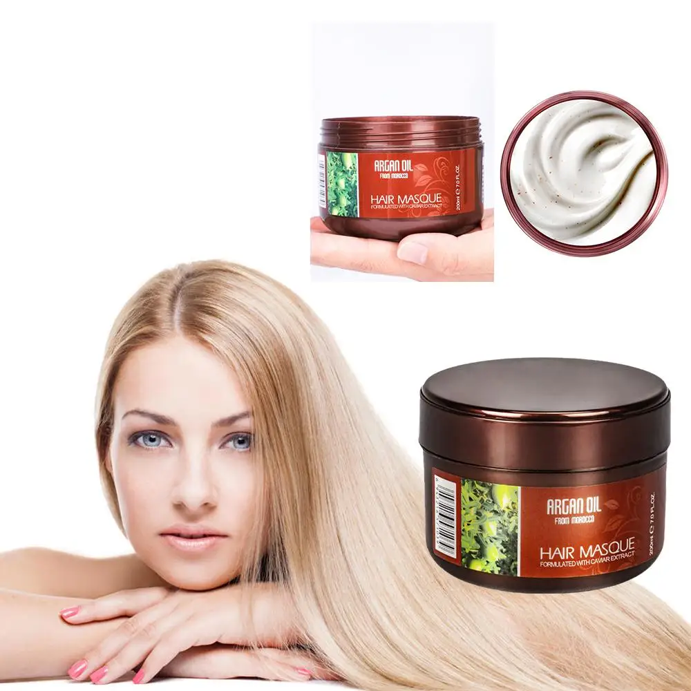 2023 Natural Hair Organic Mask Repair Hair Treatment Essence Moisture Deep Conditioner For Dry Brittle Hai End To Hair Loss I0L7