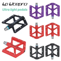 lplitepro folding car ultra light nylon pedal 170g titanium shaft anti slip foot pedal lightweight design modified pedal parts