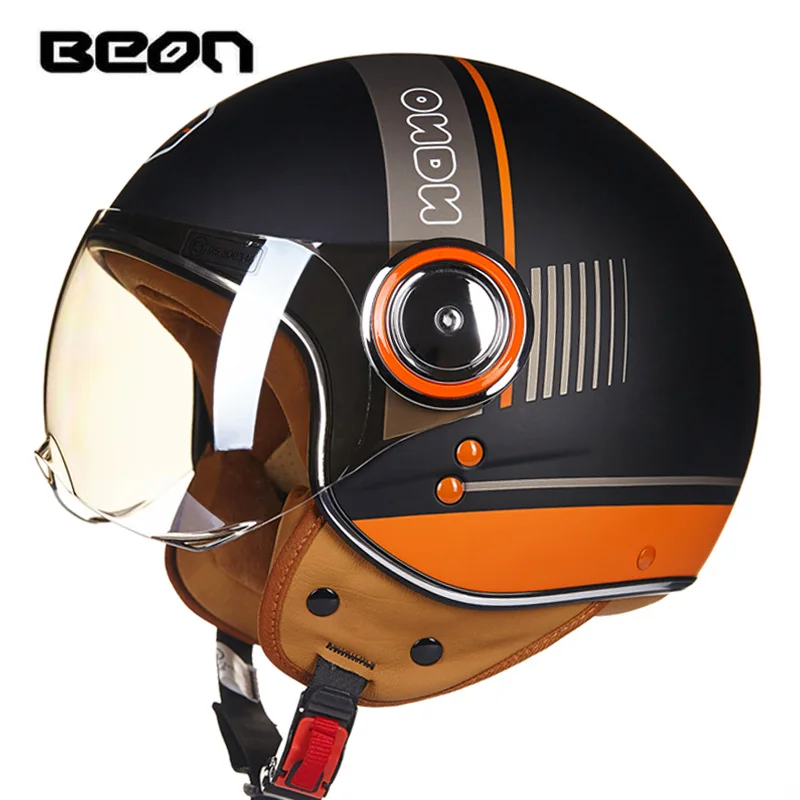 BEON-Casco de Motocross B110B para hombre y mujer, Capacete de cara abierta...