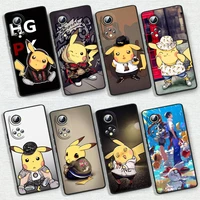 fashion pikachu baby dream phone case for honor 60 50 30 30i 30s v30 x30i x20 10x x10 play 5t pro plus lite se 5g cover