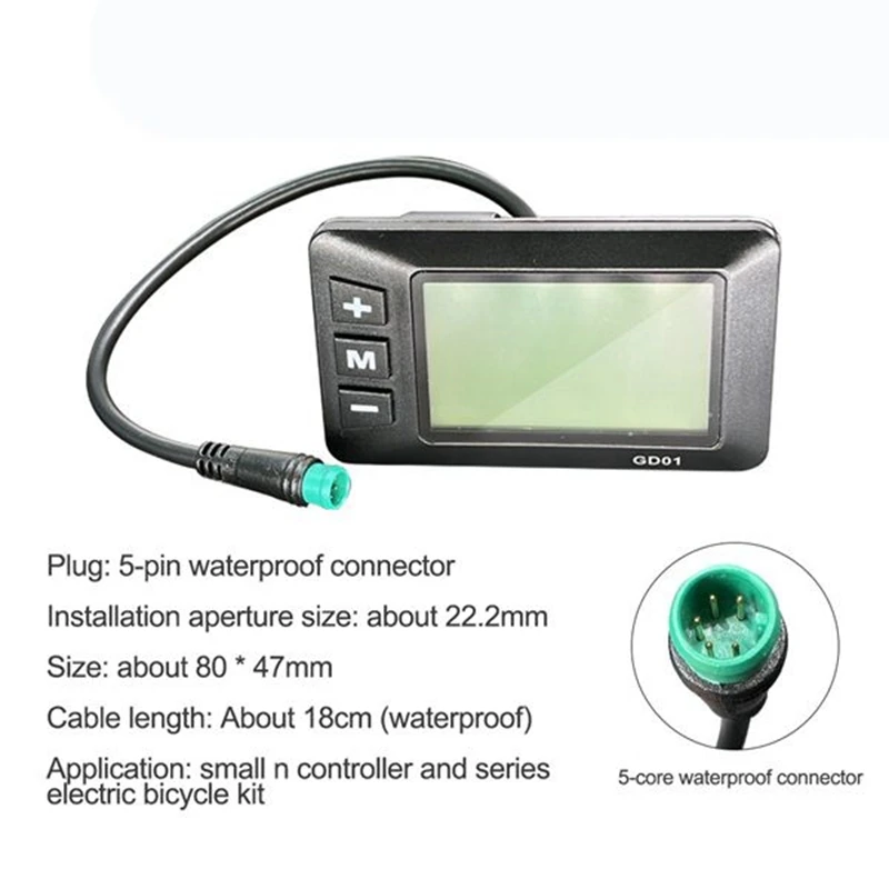 Replacement Spare Parts Controller System 30A 36V/48V 750W/1000W Motor GD01 With Universal Small Kit