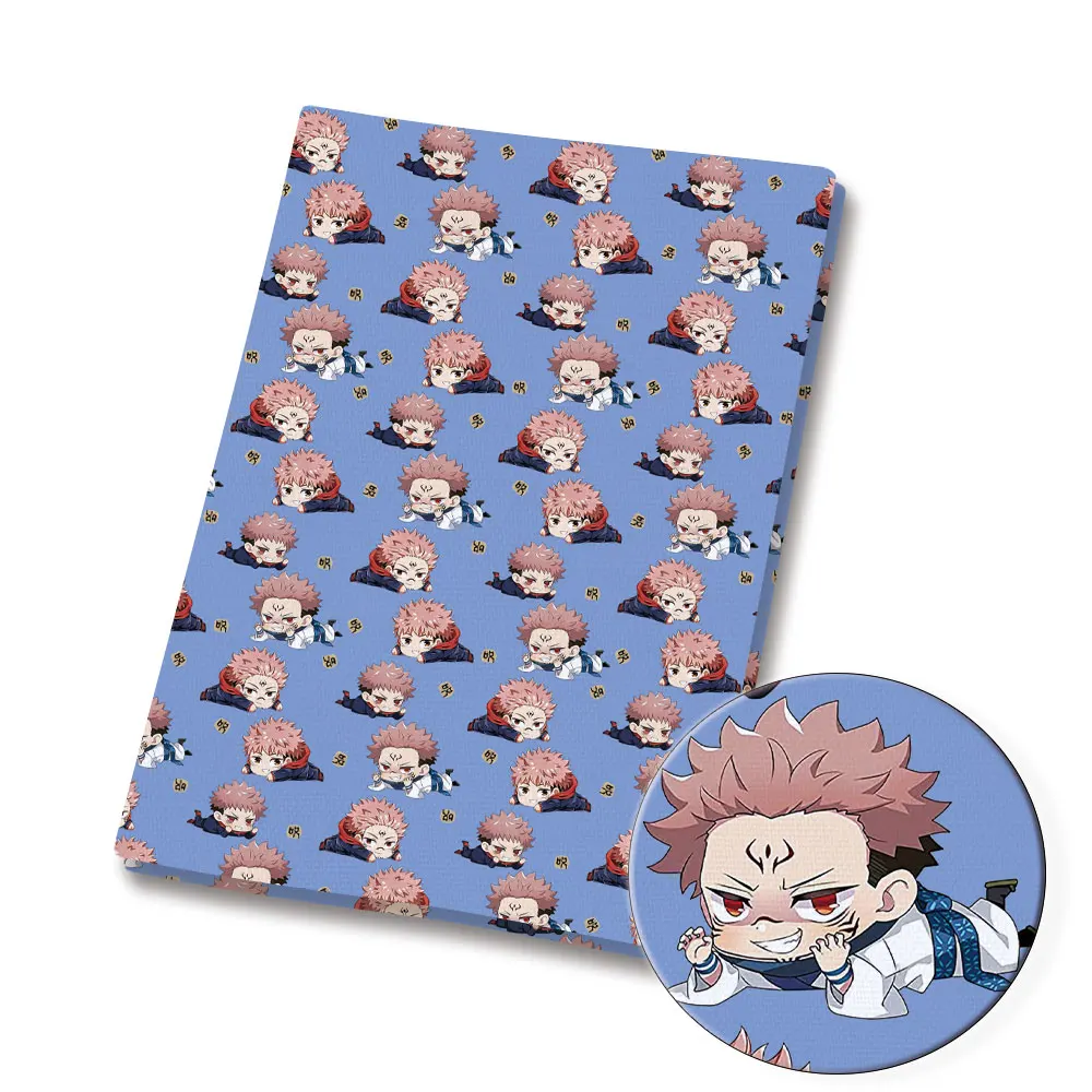 

Jujutsu Kaisen fabric Cartoon DIY 140x50CM Polyester cotton Fabrichandmade sewing patchwork printed fabric fabric anime fabric