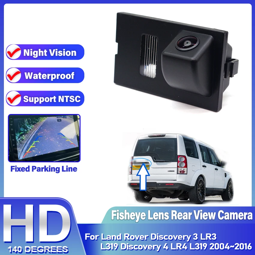 Фото Камера заднего вида для Land Rover Discovery 3 LR3 L319 Discovery 4 LR4 L319 2004 ~ 2016 Камера заднего вида Камера номерного знака №1
