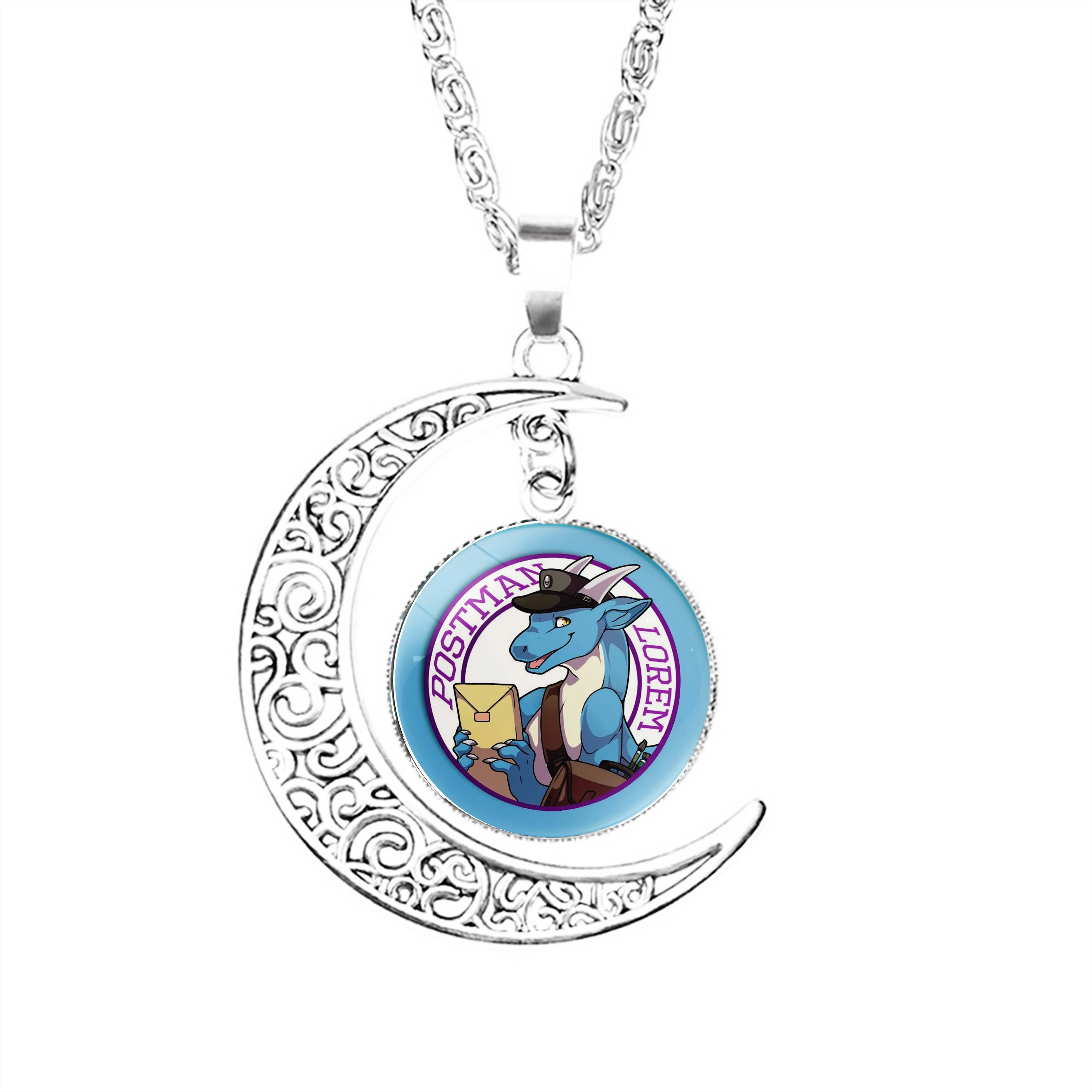 Постер лорем из ангелов со скромными крыльями лунное ожерелье подарки модные