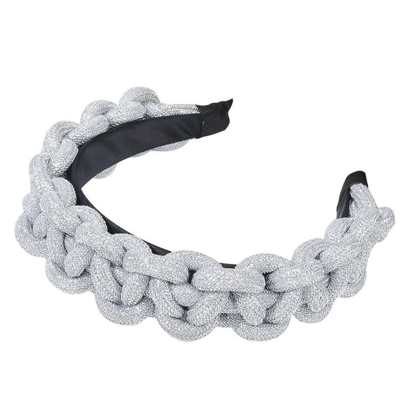 

Braid Hair Hoop Braid Hairband Braided Headband Spa Headband Wash Face Headwear