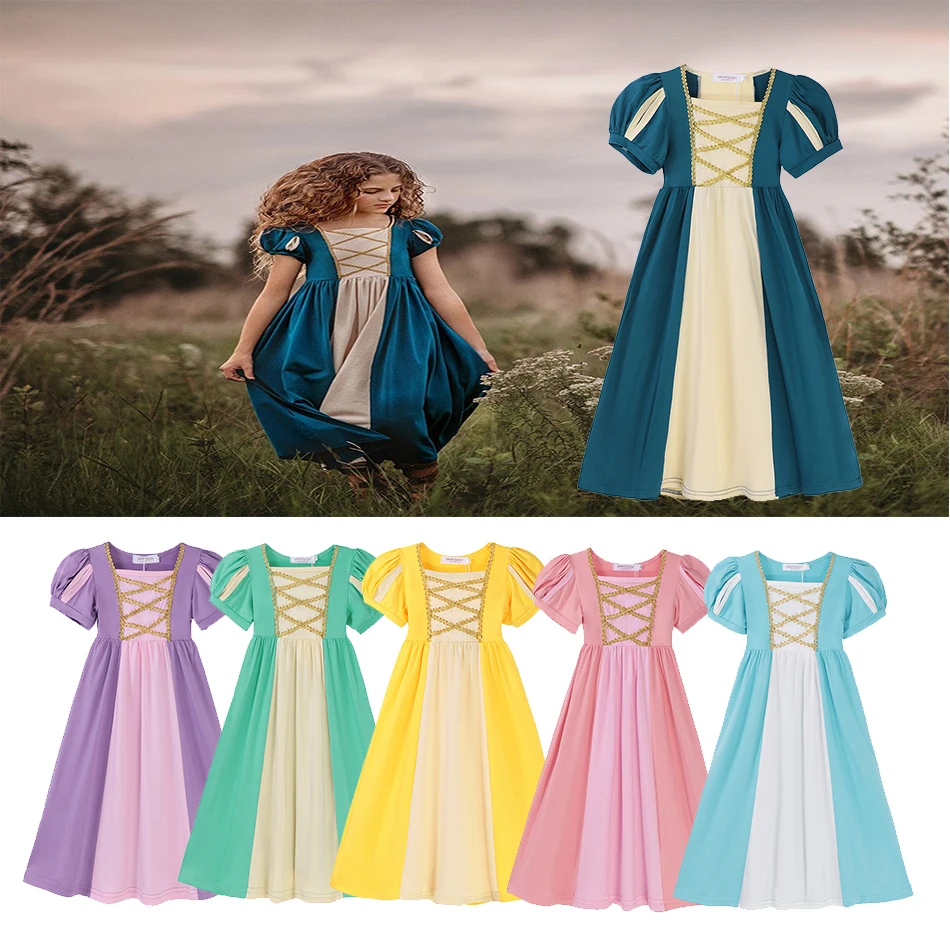 

Disney Girl Mulan Long Dress Princess Children's Prom Dress Cosplay Christmas Costume Baby Cotton Soft Clothes Birthday Party