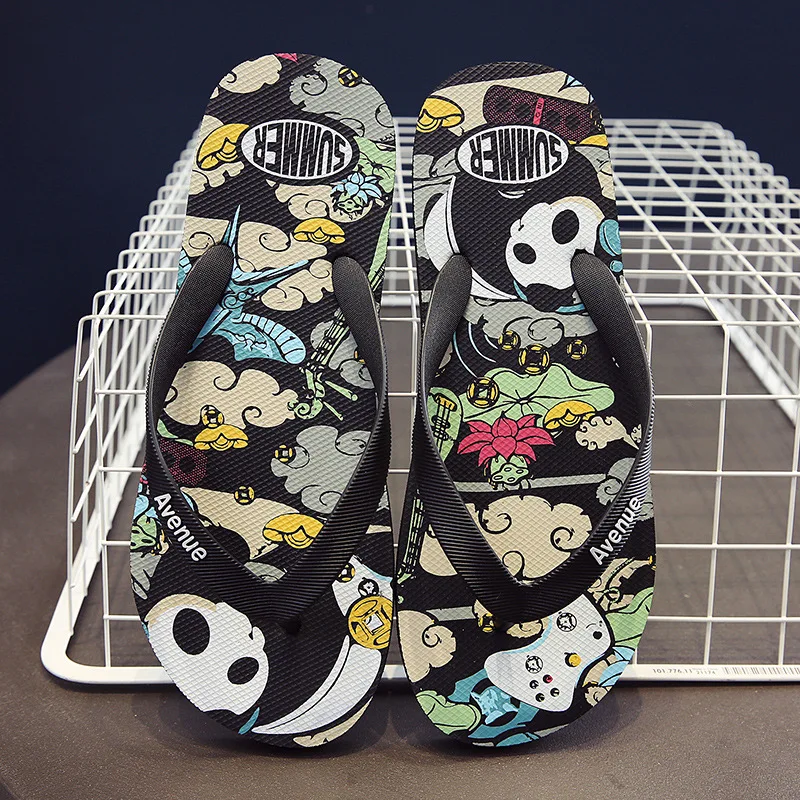 

HKAZ-S Sandals eva China style Slippers for men's summer trend Soft soles comfortable beach flip flops sandals low price outdoor