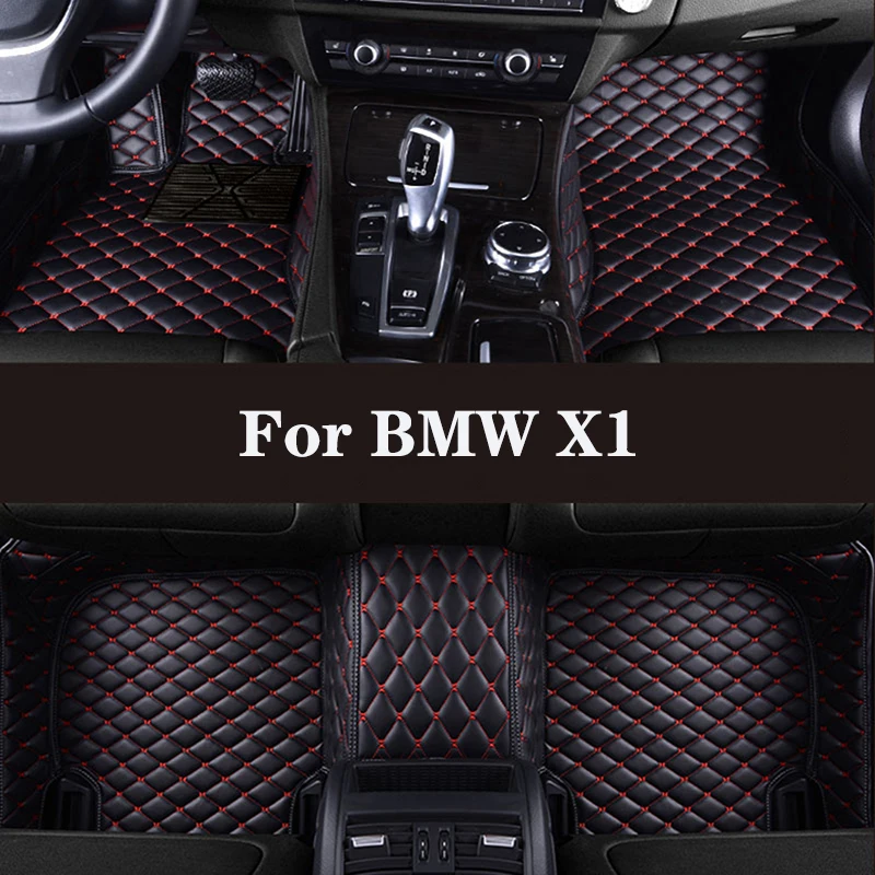 

Полностью объемный Кожаный Автомобильный напольный коврик под заказ для BMW X1 2016-2020 (модельный год) автомобильные аксессуары для интерьера автомобиля