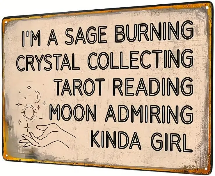 Металлическая вывеска &quotДеревенская ведьма&quot
