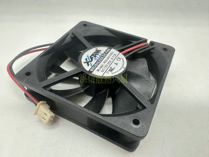 XFAN RDL6015S1 DC 12V 0.11A 60x60x15mm 2-проводной Вентилятор охлаждения сервера