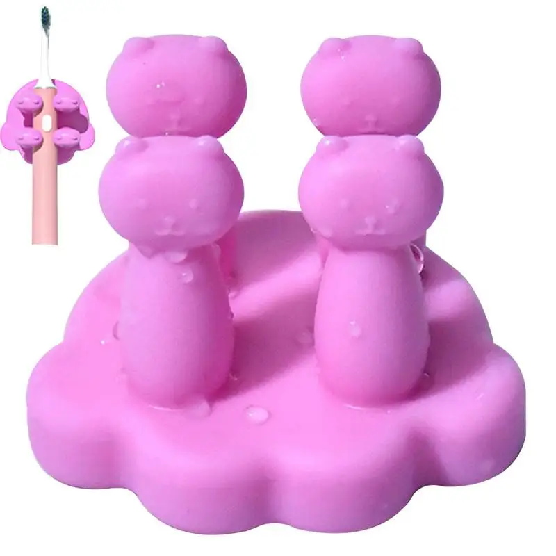 

Wall Door Silicone Hooks Functional Self Adhesive Hooks Holders For Hanging Waterproof Self Adhesive Single Toothbrush Hook Plug