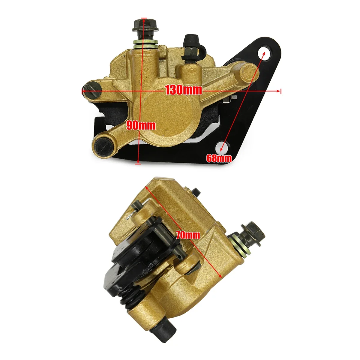 YAMAHA YBR125 Передний Тормозной Суппорт В Сборе С Колодками И Кронштейном Для Моделей