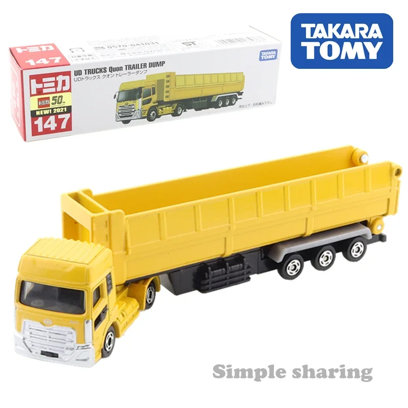 

Takara Tomy длинный тип Tomica № 147 UD грузовики Quon прицеп самосвал из металлического сплава