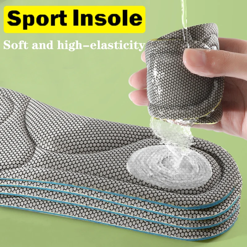 

Nano Orthopedic Shoe Insoles 4D Memory Foam Massage Shoe Sole Men Women Antibacterial Sport Shoes Pads Arch Support Unisex