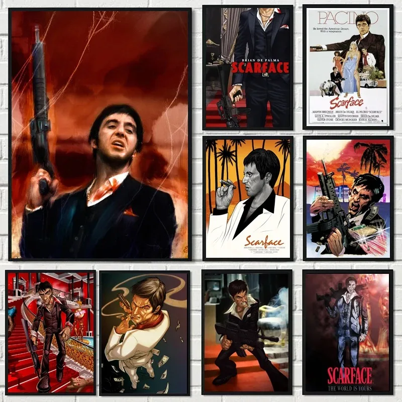 Современный стиль Аль Пачино плакат произведение искусства на холсте без рамы