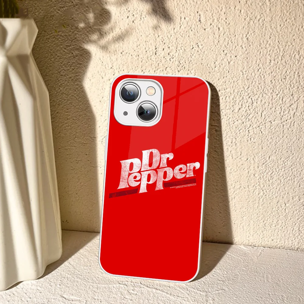 Фото Чехол для телефона Cherry Drink D-Dr-P-Pepper из закаленного стекла для Iphone 14 13 12 11 Pro Mini XS MAX 14Plus X XS XR Fundas №4