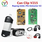 Can Clip v215 для renault CYPRESS AN2131QC полный чип Reprog V191 ODB2 автомобильный диагностический инструмент Диагностика Программирование Can clip