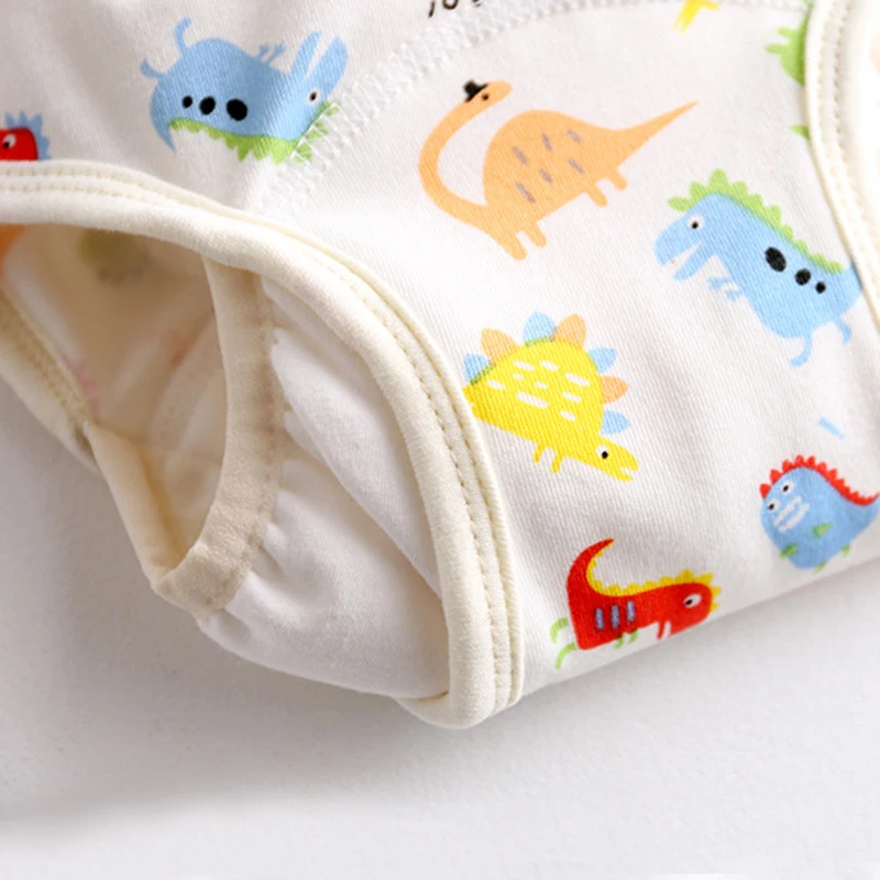 New Leakage Proof Baby Cloth Diaper Cute Cartoon Reusable Diapers Panties Cotton Baby Washable Diaper Children's Pull Up Pants images - 6