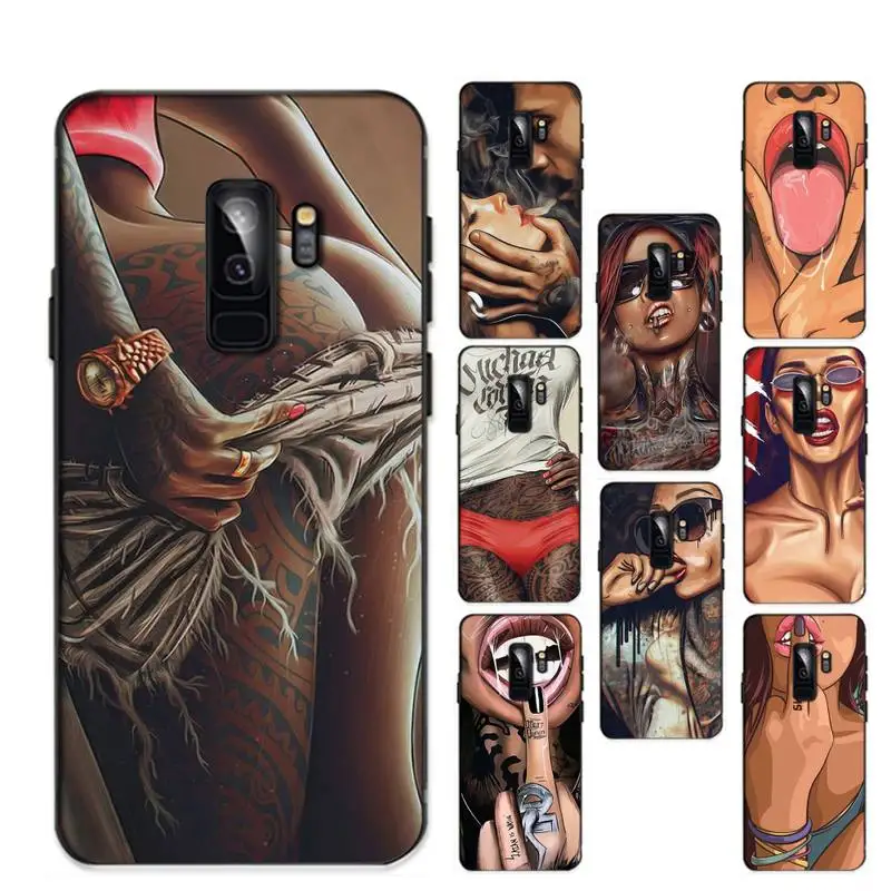 

Sexy Sleeve Tattoo Girl Phone Case For Samsung Galaxy S 20lite S21 S21ULTRA s20 s20plus for S21plus 20UlTRA