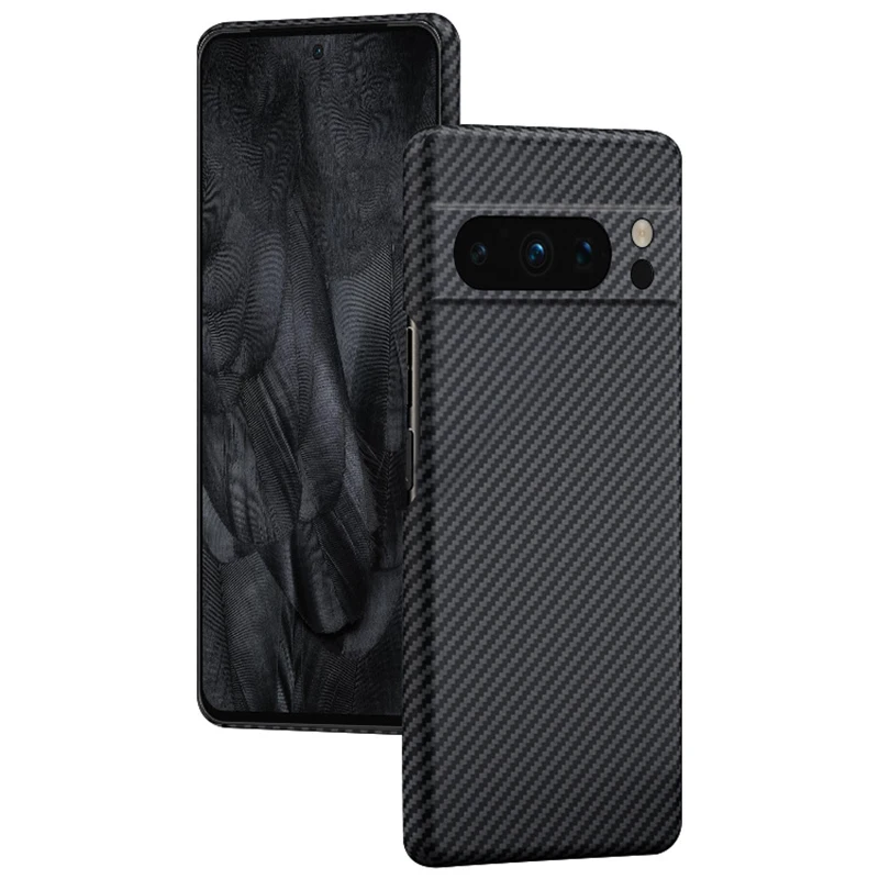 

Real Carbon Fiber for Google Pixel 8 Pro Case Ultra-thin Aramid Fiber Anti-fall Back Cover for Google Pixel 8 8Pro Case Capa