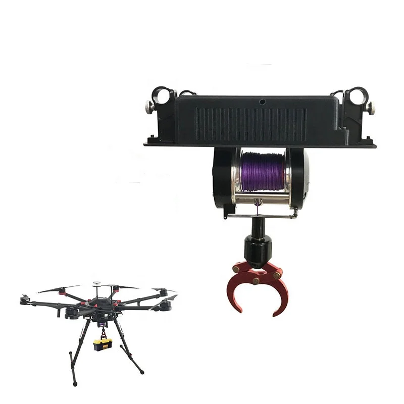 

Cargo Drone Remote Control Electric Cable Winch with Hook M600 M600 Pro DJI UAV Drone Parts