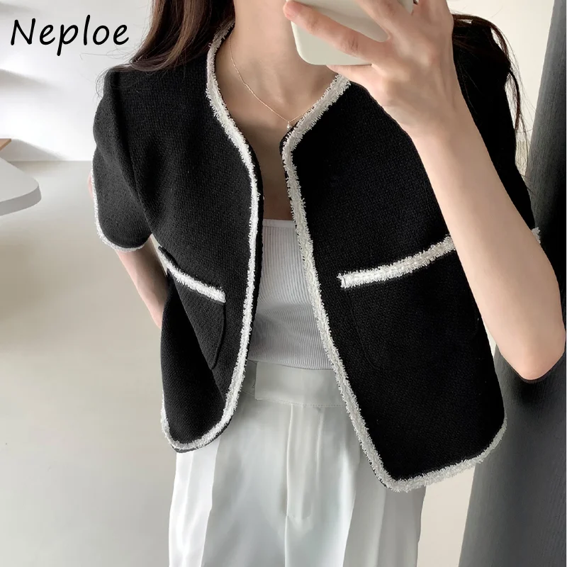 Neploe корейская шикарная женская одежда 2024 летние французские темпераментные