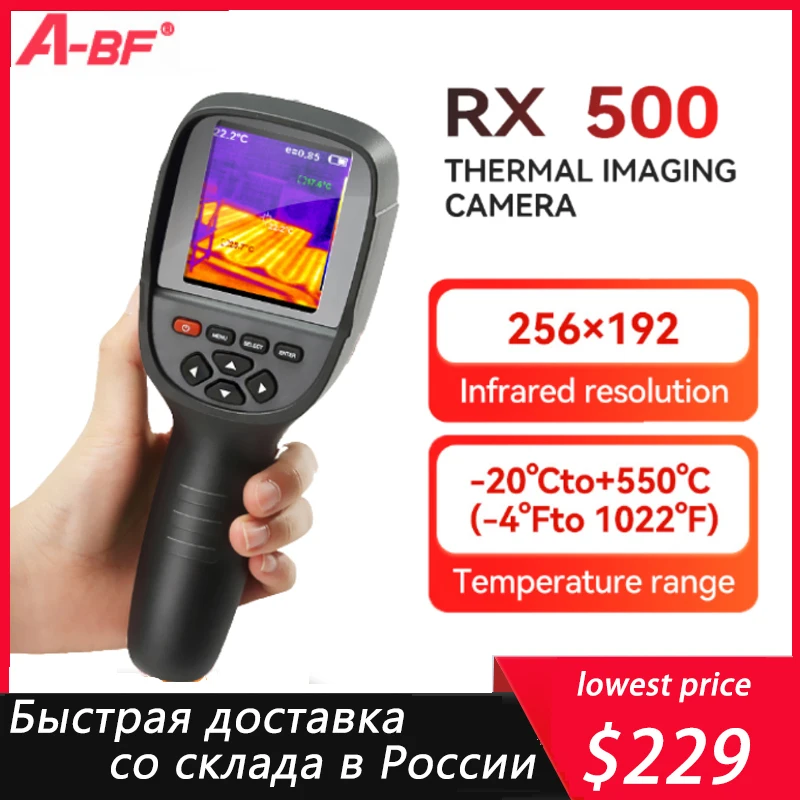 

A-BF Portable Thermal Imager High Resolution Infrared Imager Digital Thermal RX-500 Similar to Live Thermometer