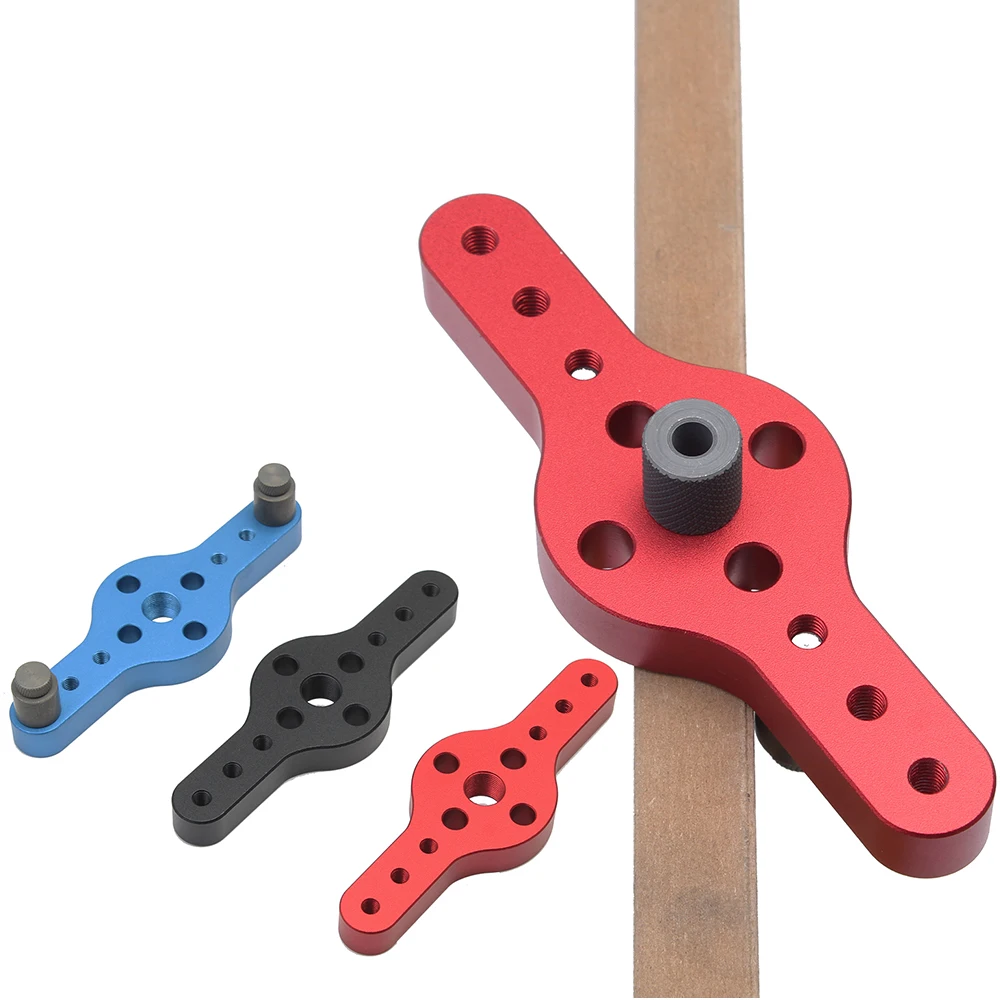 

Vertical Pocket Hole Jig Woodworking Drilling Locator Aluminum Hole Puncher Wood Dowelling Self Centering Drill Guide Kit 5-10mm
